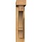 Ekena Millwork Balboa Block Rough Sawn Bracket w/ Offset Brace, Western Red Cedar, 4"W x 14"D x 18"H BKT0402X14X18BOA05RWR - alternate 4